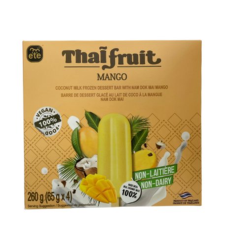 ete - Coconut Milk Frozen Dessert Bar with Nam Dok Mai Mango