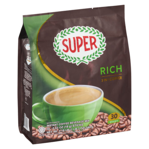 Super - Rich 3 in1 Coffee 30x18g