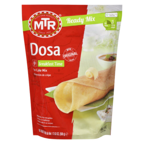 Dosa (Indian Pan Cake) Recipe