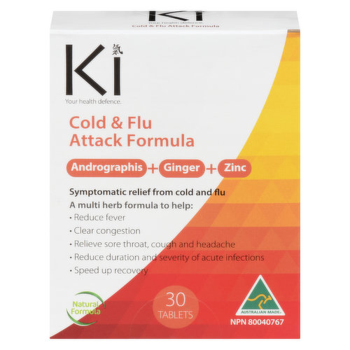 Martin & Pleasance - Ki Cold & Flu Attack Formula