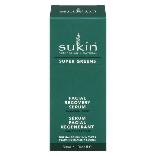 Sukin - Super Greens Facial Serum Recovery