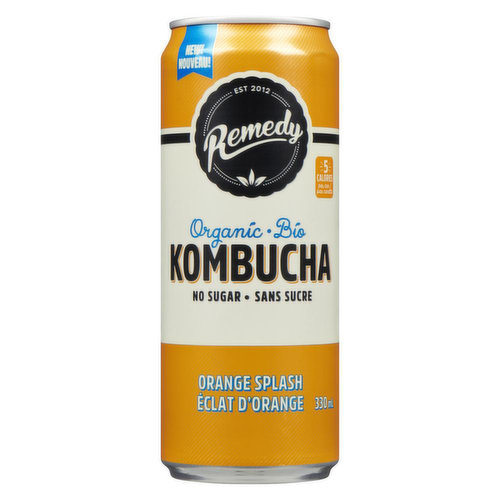 Remedy - Kombucha Orange Splash Organic