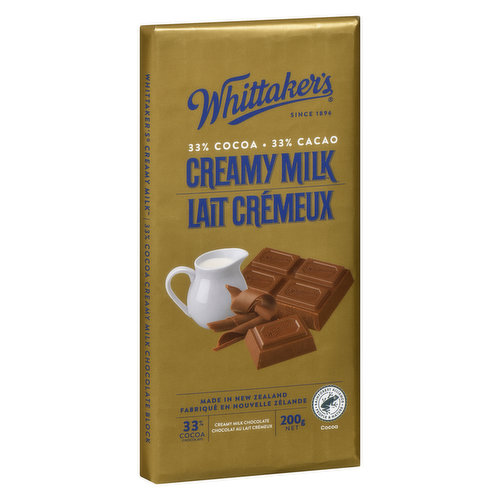 Whittaker's - Creamy Milk Chocolate Bar