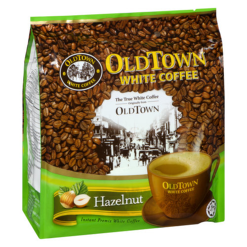 OLD TOWN - Instant White Coffee Mix - Hazelnut