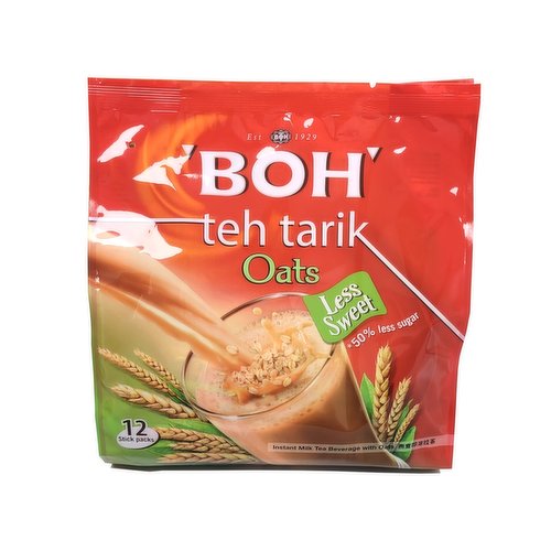 BOH - Milk tea Oats Less Sweet