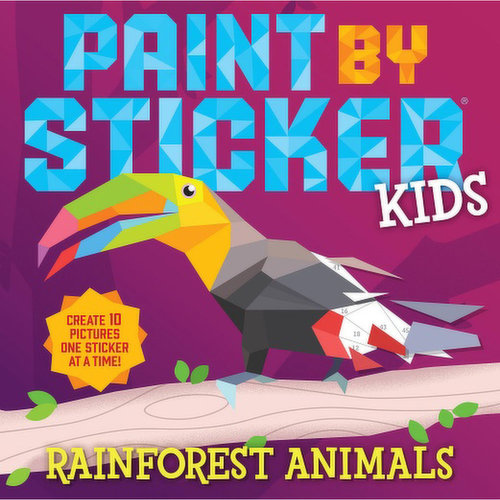 Paint by Sticker Kids - :Rainforest Animals