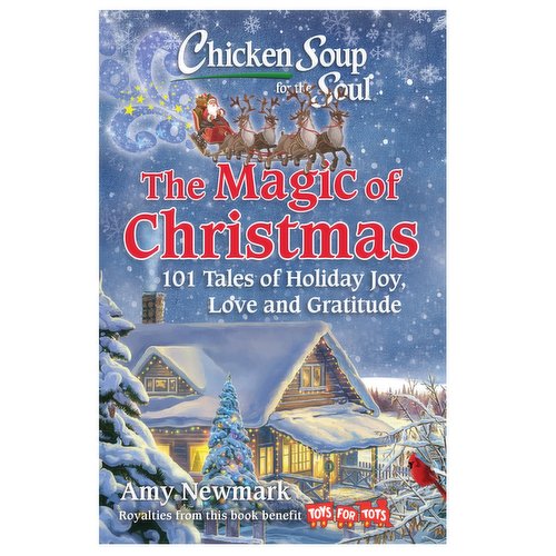 Book by Amy Newmark.Share the magic & joy of Christmas with the whole family. Youll love these 101 heartwarming, inspirational, & fun stories of giving, gratitude, & kindness. These stories are sure to leave you with a smile & enthusiasm for the season that will last all year long. You can also find magic in the rest of the holiday season, with stories about Thanksgiving, Hanukkah, & New Years.  Availalbe While Quantities Last.