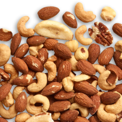 Dry Roasted Mixed Nuts (Unsalted)