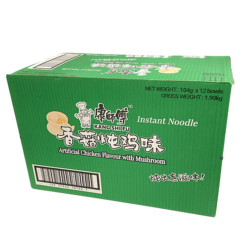 Master Kong - Chicken Flavor with Mushroom Soup Noodle