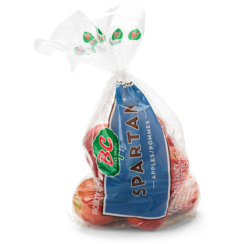 BC Tree Fruits - Apples - Spartan in Cello Bag