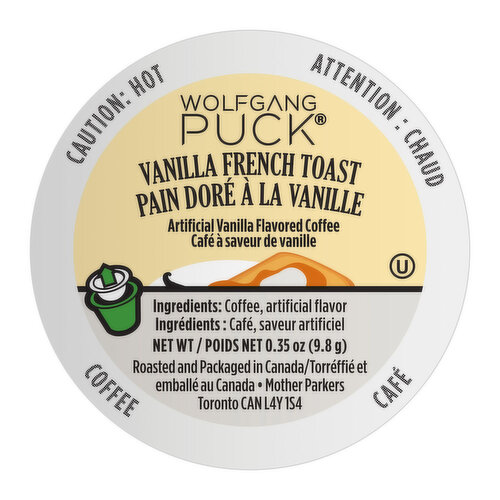 Wolfgang - Vanilla French Toast Coffee Pods