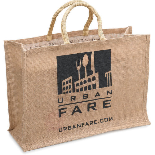 Urban Fare - Jute Fabric Bag - Large