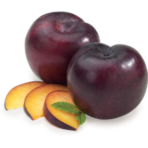 Plums - Large Black, Fresh