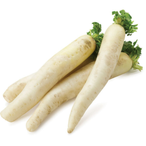 Known as Chinese White Radish. Also Known as Lo Bok.