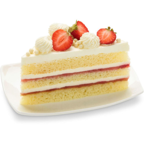 Bake Shop - Strawberry Whip Cream Slice