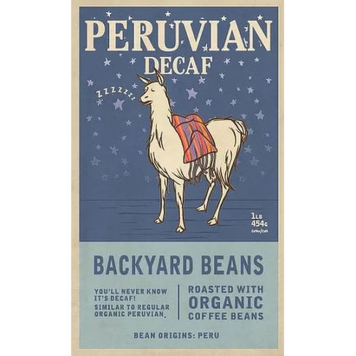 Backyard Beans - Coffee Peruvian Decaf Organic