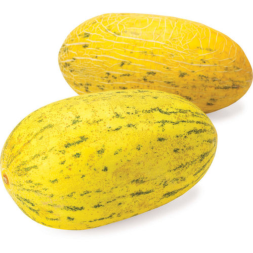 Sweet Flesh of Hami Melon Reminiscent of Very Sweet Cantaloupe, Except with More Flavor and Crispier texture. Average Weight May Vary.