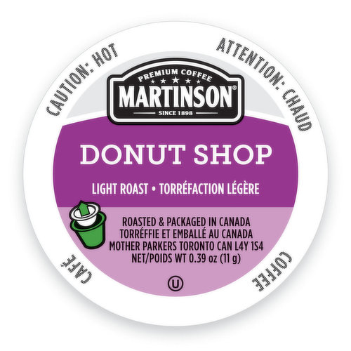 Martinson - Coffee Pods - Donut Shop, Bulk