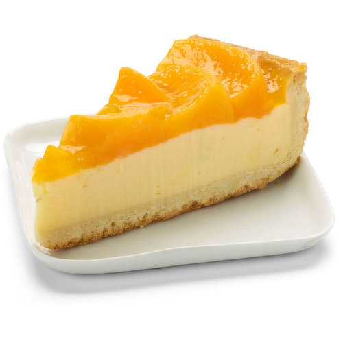 Bake Shop - Peach Cream Cheesecake - Slice