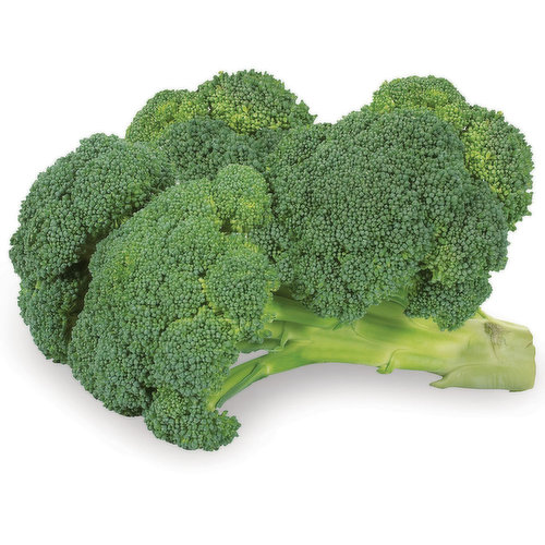 Broccoli is an edible green plant in the cabbage family whose large flowering head is eaten as a vegetable.