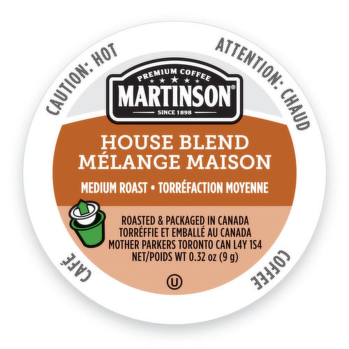 Medium Roast. Martinson coffee selects the best beans, roasts them to perfection, and packs them at the peak of freshness. Compatible for use with Keurig K-Cup brewers.