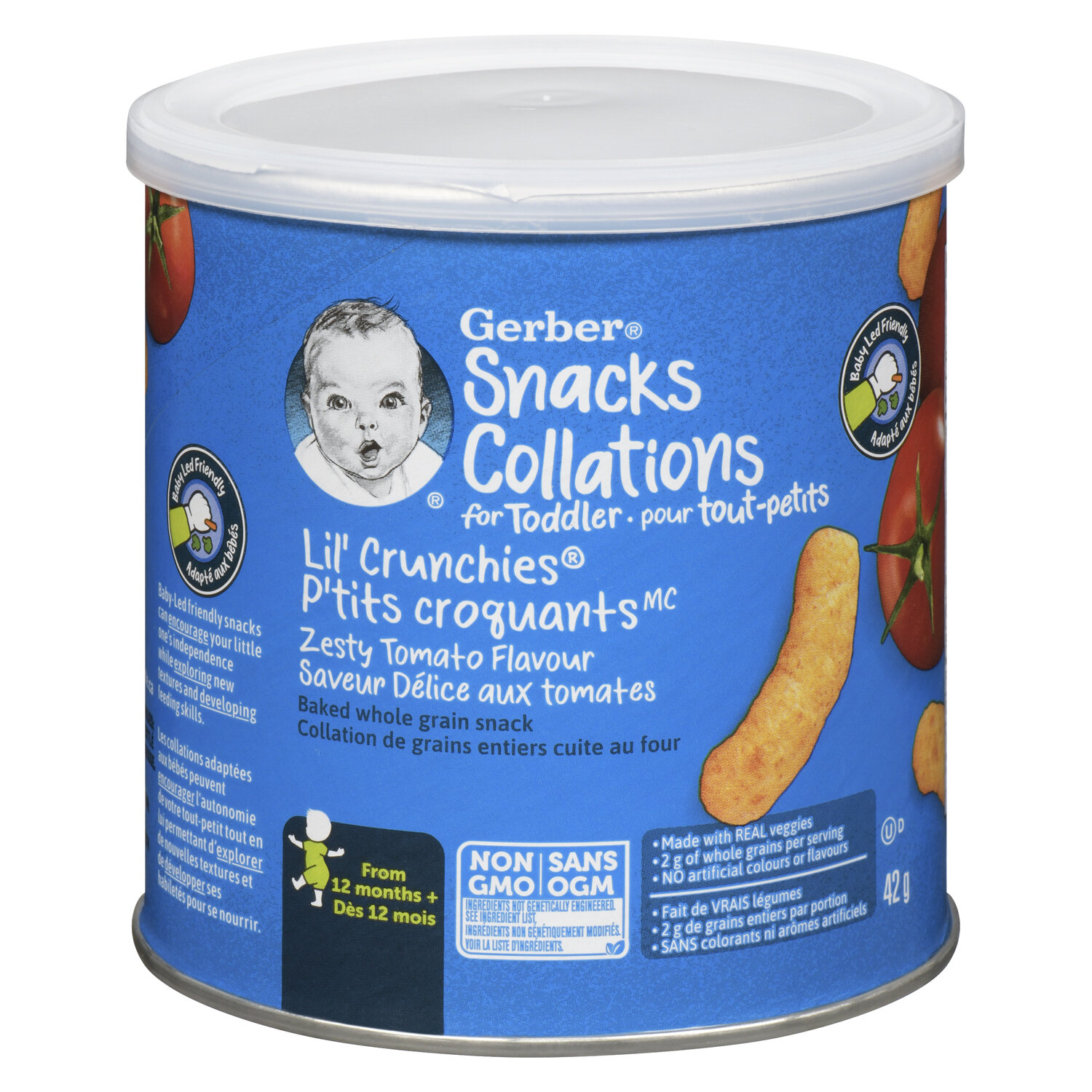 Gerber Graduates Li L Crunchies Zesty Tomato