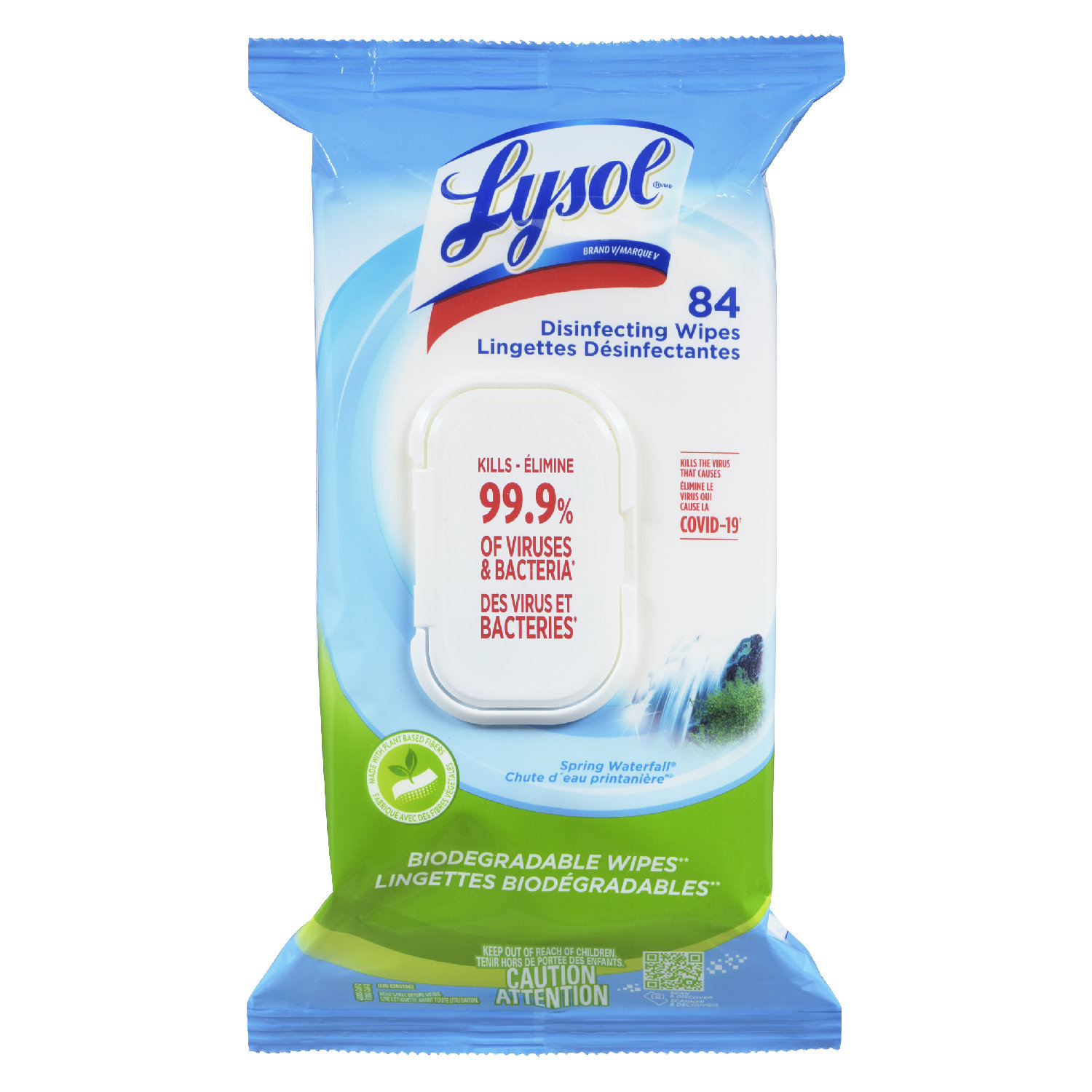 Lingettes désinfectantes - Clorox On-The-Go - fraîcheur des prés