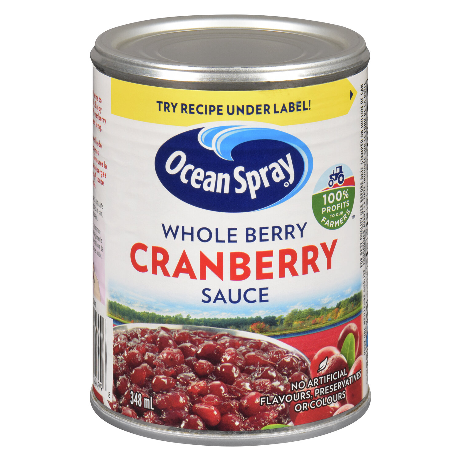 ocean spray cranberry sauce nutrition