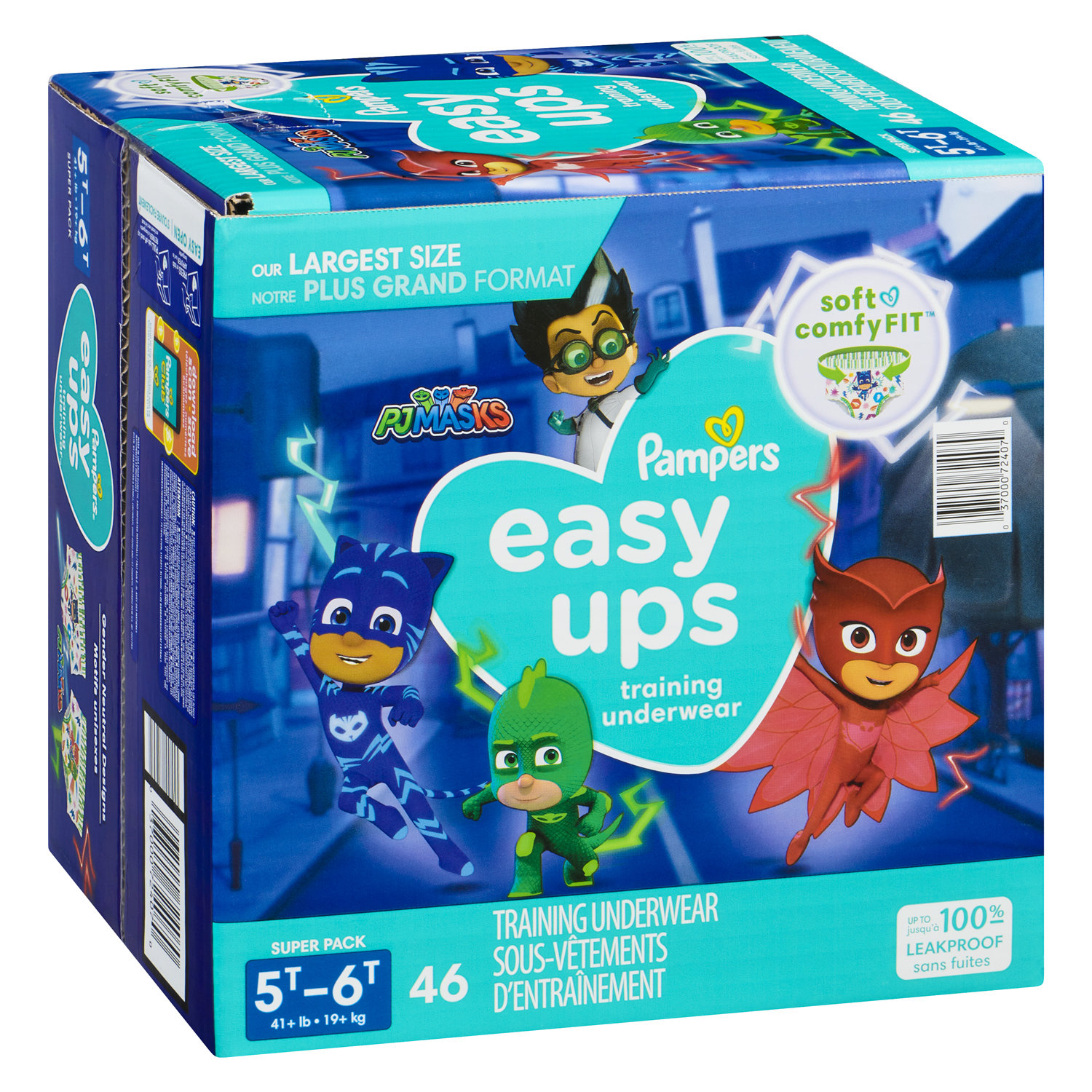 Pampers Training Underwear, PJ Masks, 3T-4T (30-40 lb), Super Pack - Super  1 Foods