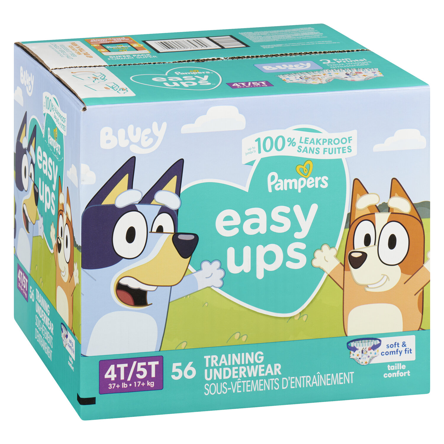 Pampers Easy Ups PJ Mask 5T-6T Boys Training Underwear Jumbo Pack - 15 ct  pkg