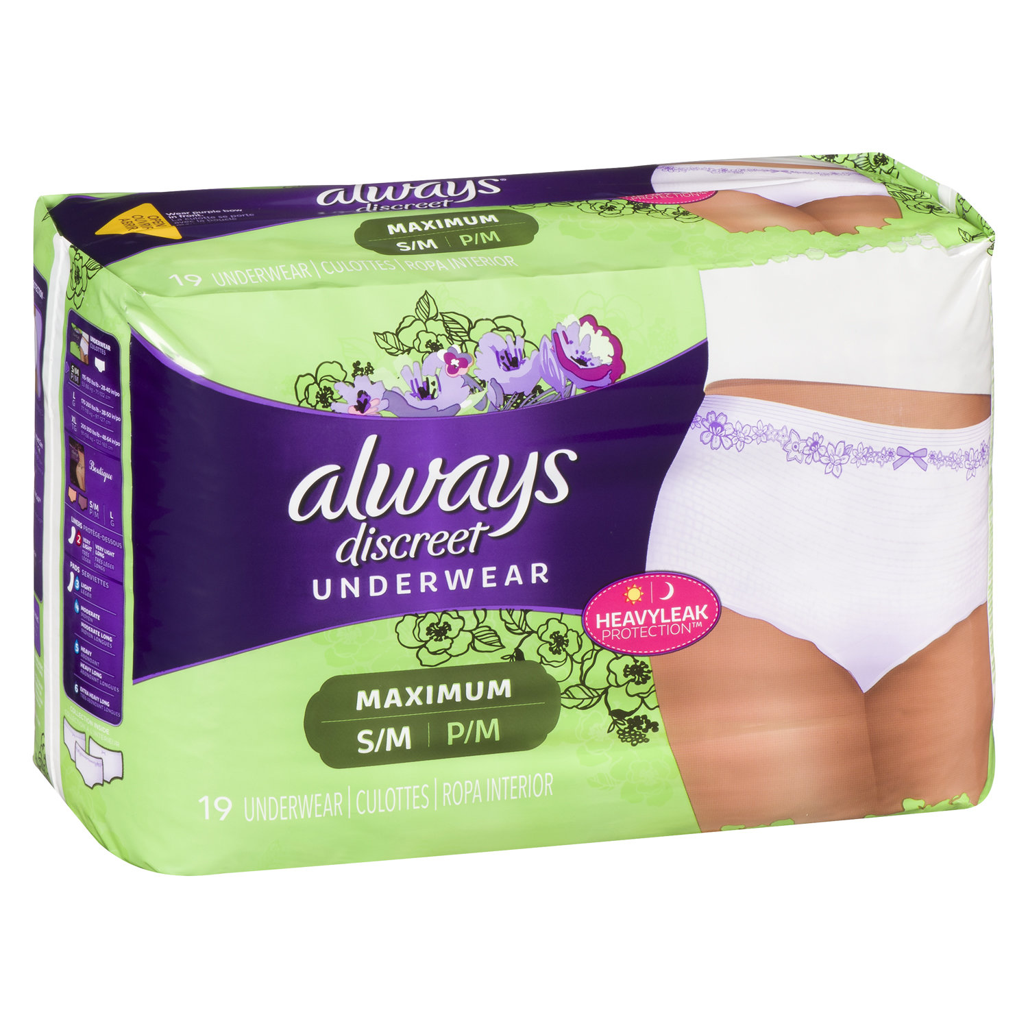 Pharmasave  Shop Online for Health, Beauty, Home & more. ALWAYS DISCREET  BOUTIQUE UNDERWEAR - MAXIMUM S/M 12S