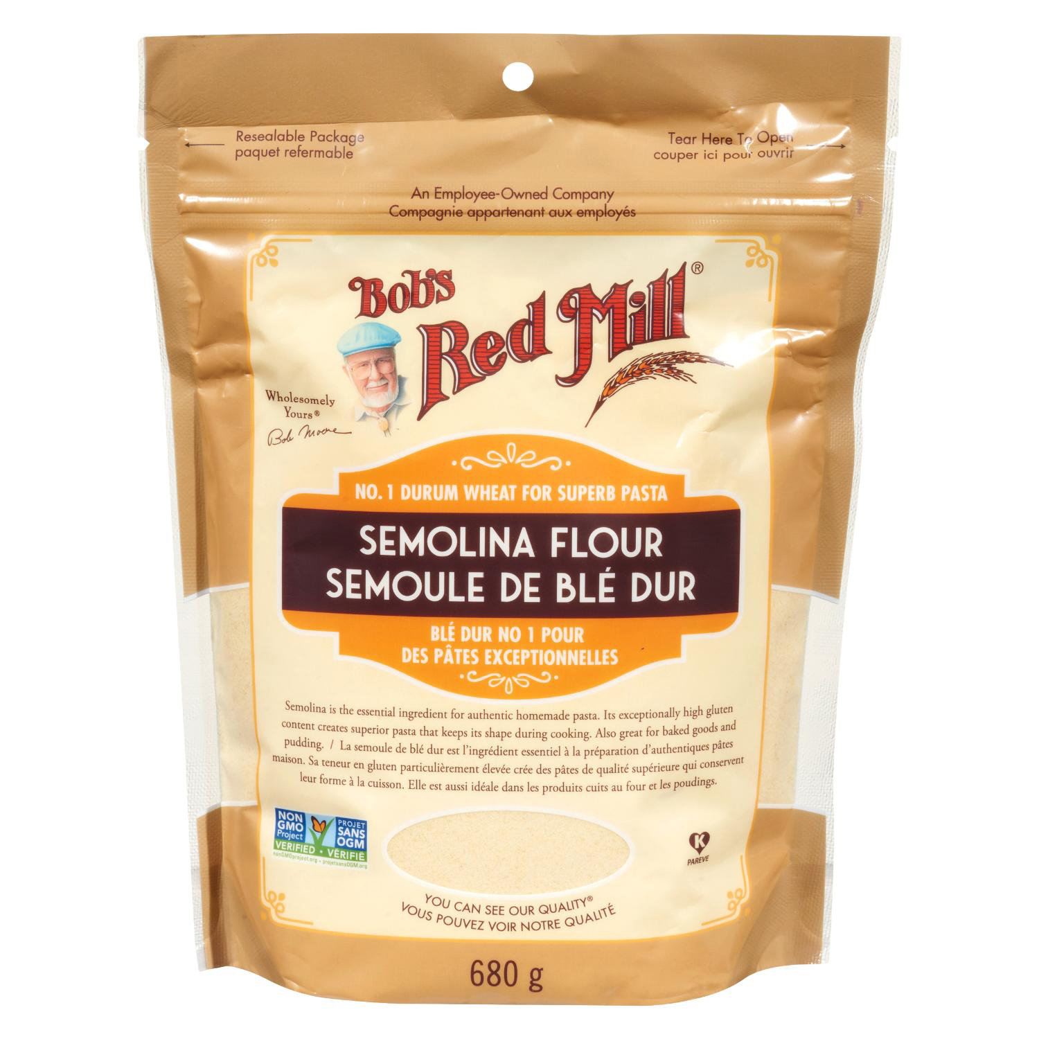 Semoule de blé dur pour pâtes Bob's Red Mill