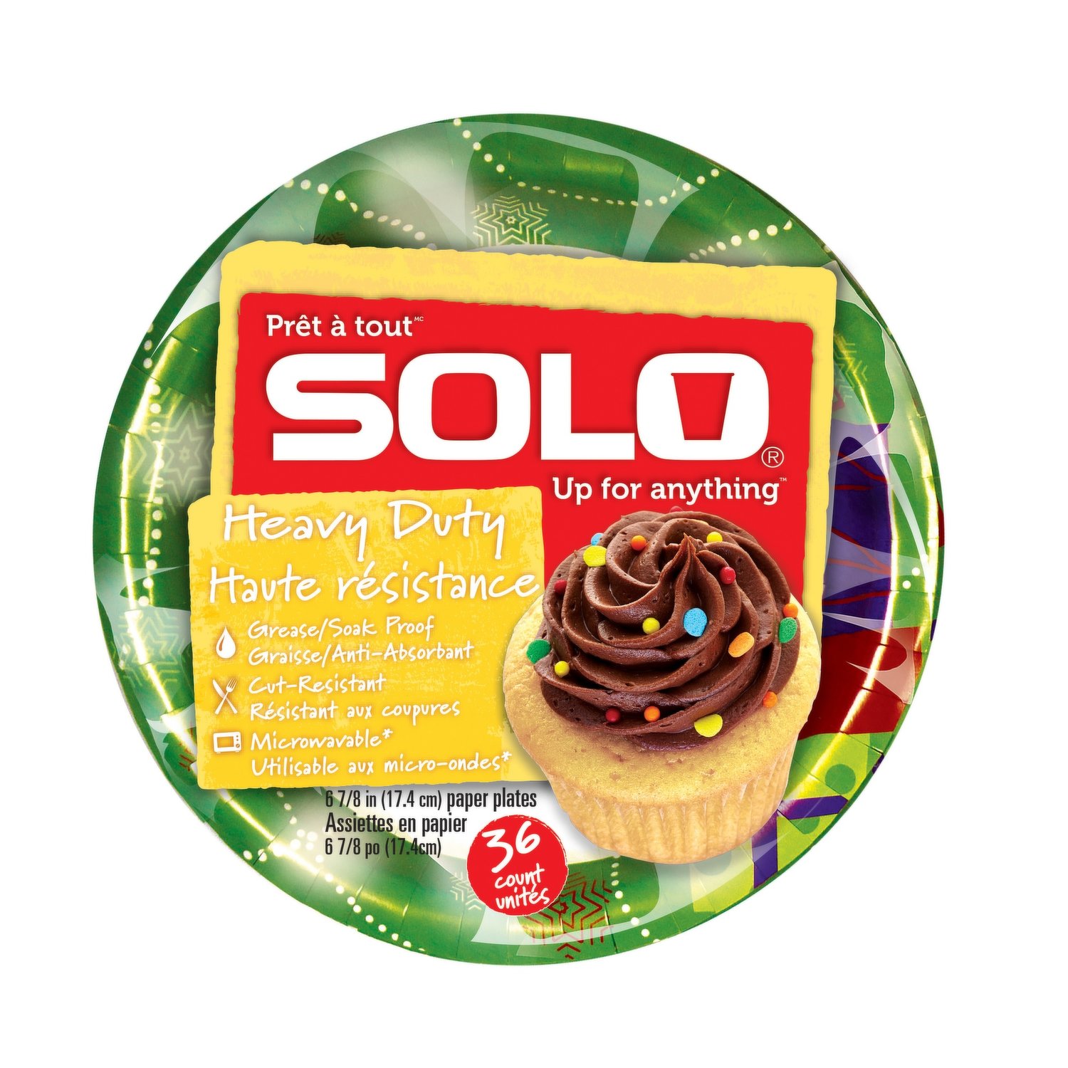 SOLO 100-Count Heavy-Duty Paper Plates at