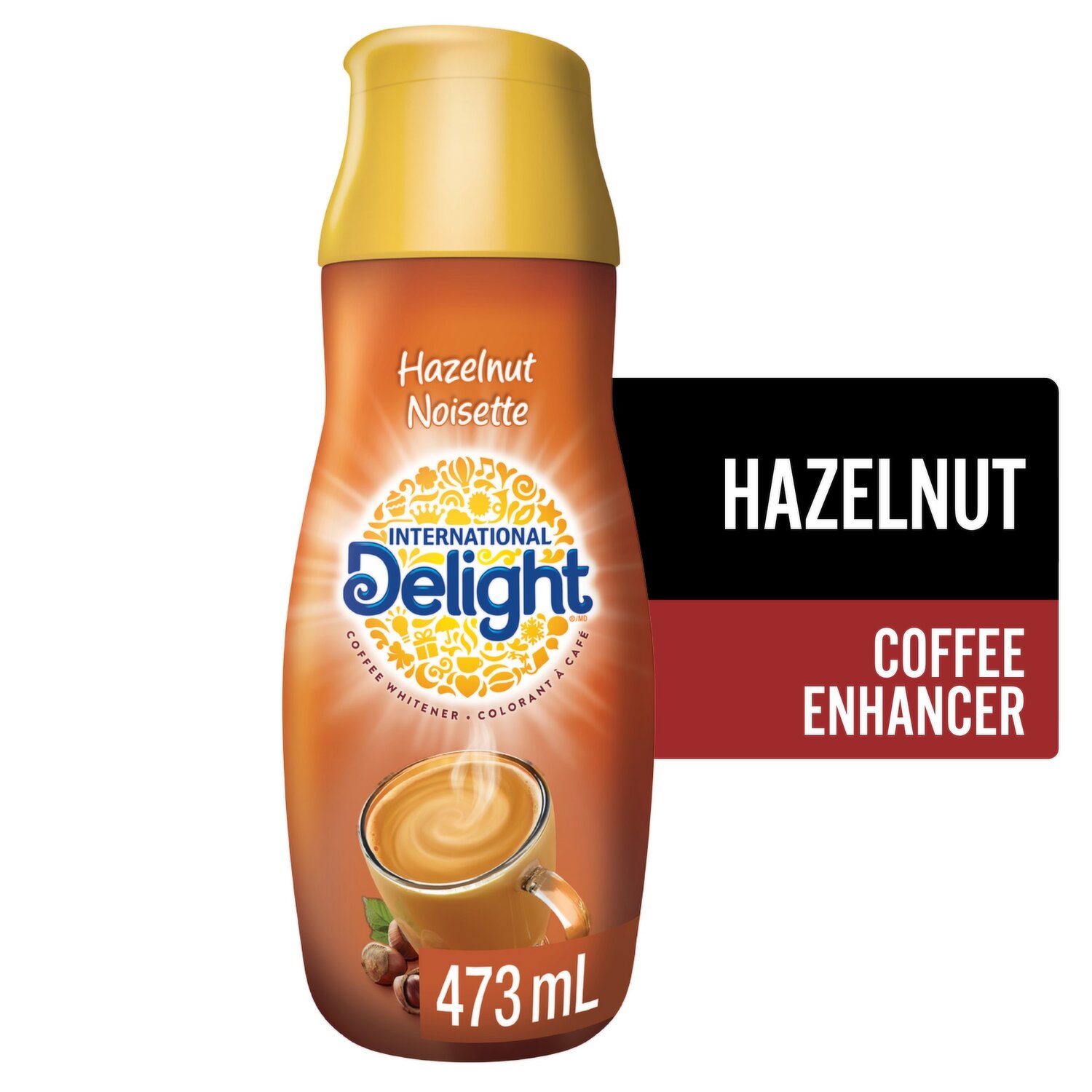 Silk For Coffee, Hazelnut Flavour, Dairy Free Coffee Creamer - 473 ml