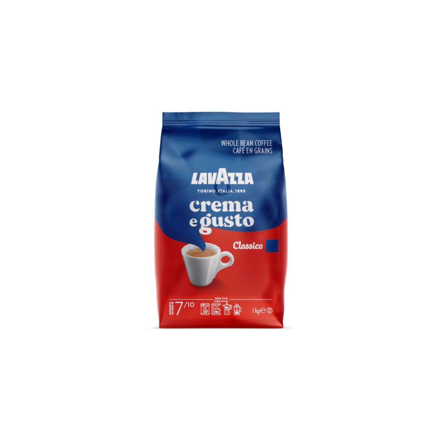 Lavazza Crema e Gusto Classico - café en grains - 1 kilo