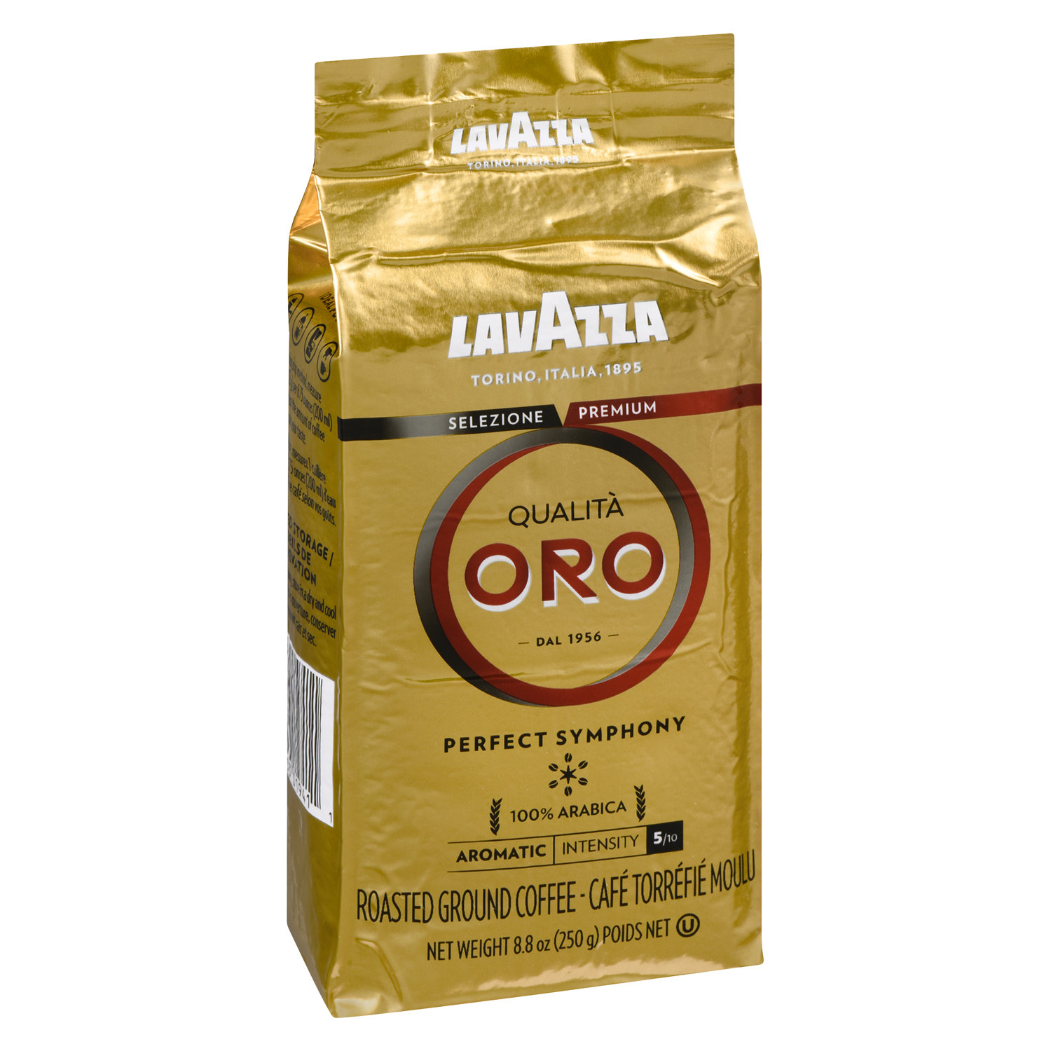 Lavazza Espresso Italiano Whole Bean Coffee 100% Arabica Rich-bodied Medium  roast with delicious, fragrant flavor and aromatic notes, 12 oz soft bag