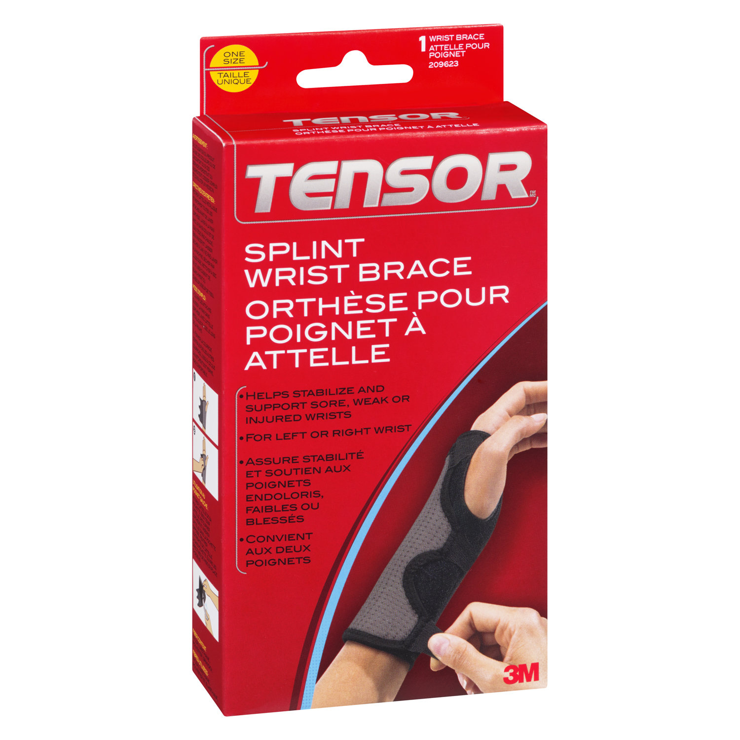 Braces & Supports - 3M Tensor Knee Brace with Side Stabilizers