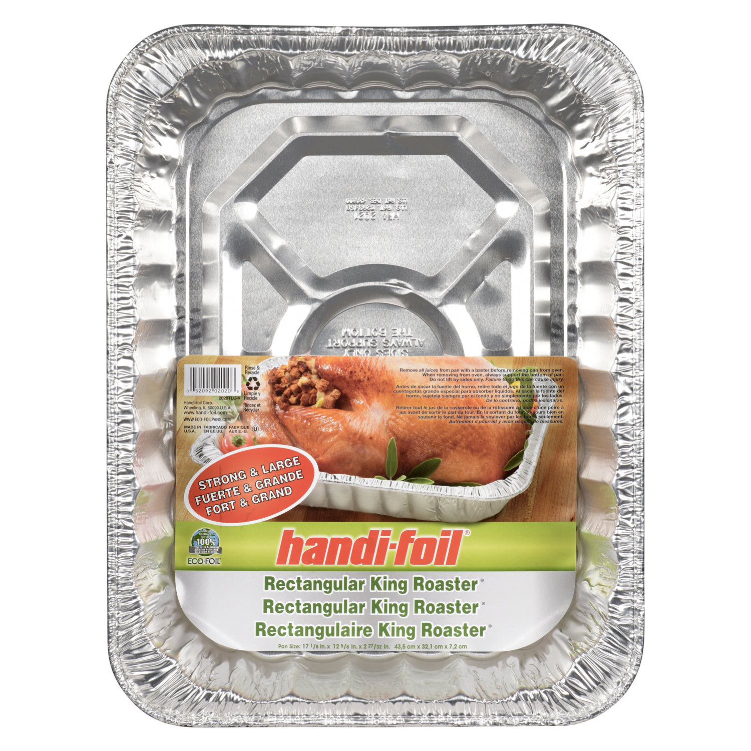 Handi-foil® Eco-Foil Giant Lasagna Pan, 1 pk / 13.5 x 9.6 in - Kroger