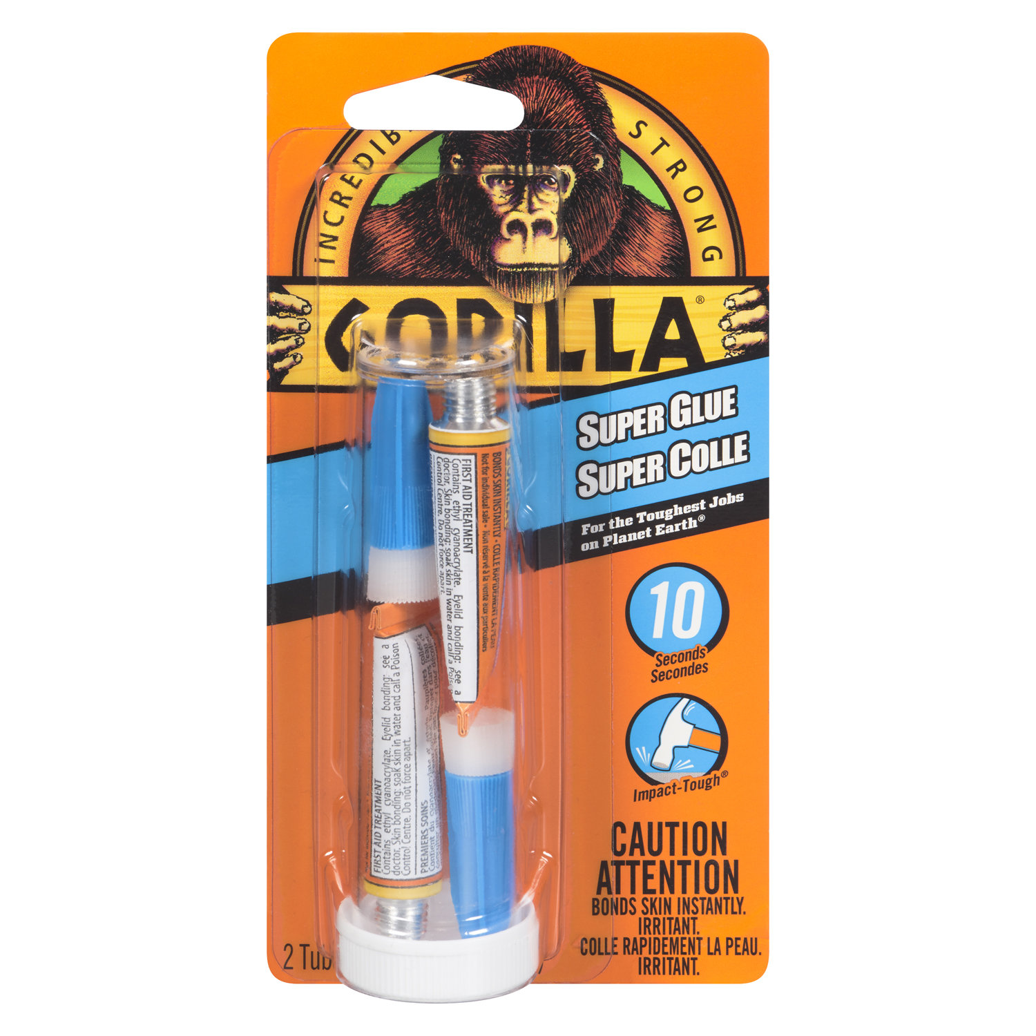 Gorilla Disappearing Purple Glue Sticks for Kids ~ 2 x 6gram sticks