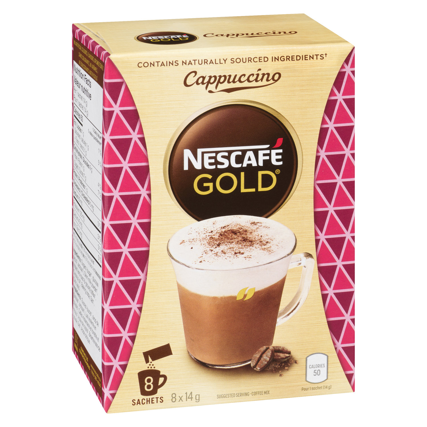 NESCAFE Gold Cappuccino Coffee Jar, 250g/8.8 oz., {Imported from Canada}