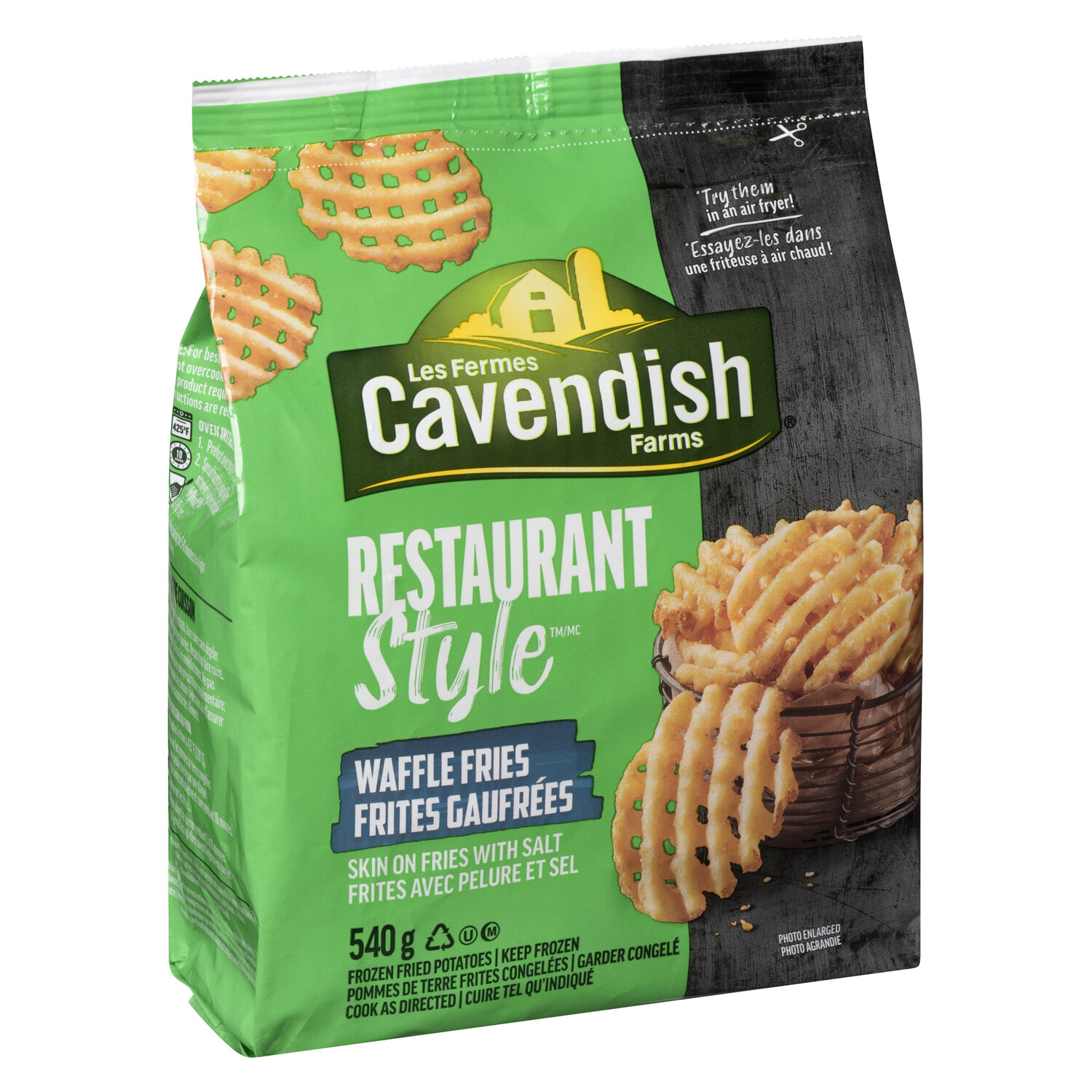 CAVENDISH FARMS Quick Crisp Frozen Fried Potatoes Slim Steak Cut - 650 g