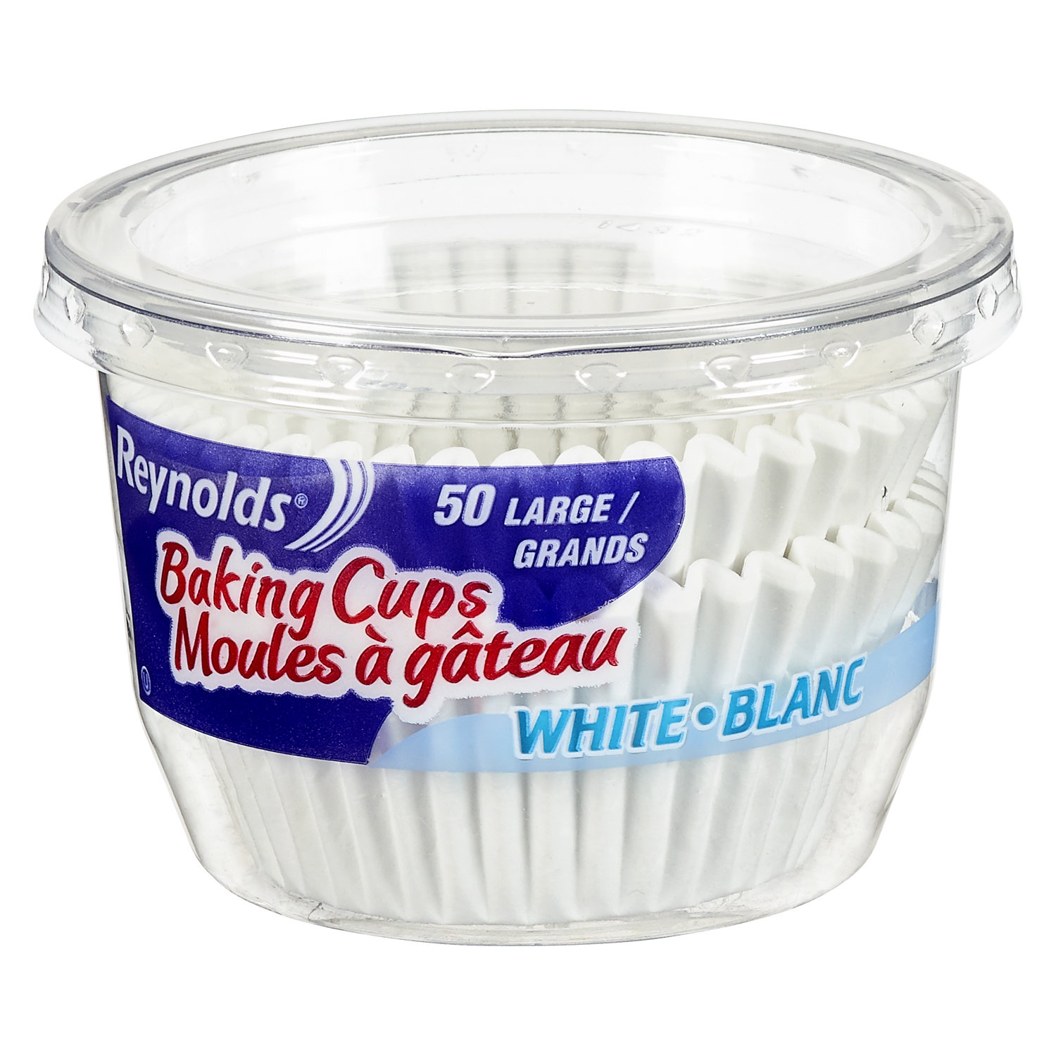 Reynolds® Round Fluted White Baking Cup - 3 1/2 x 1 1/2