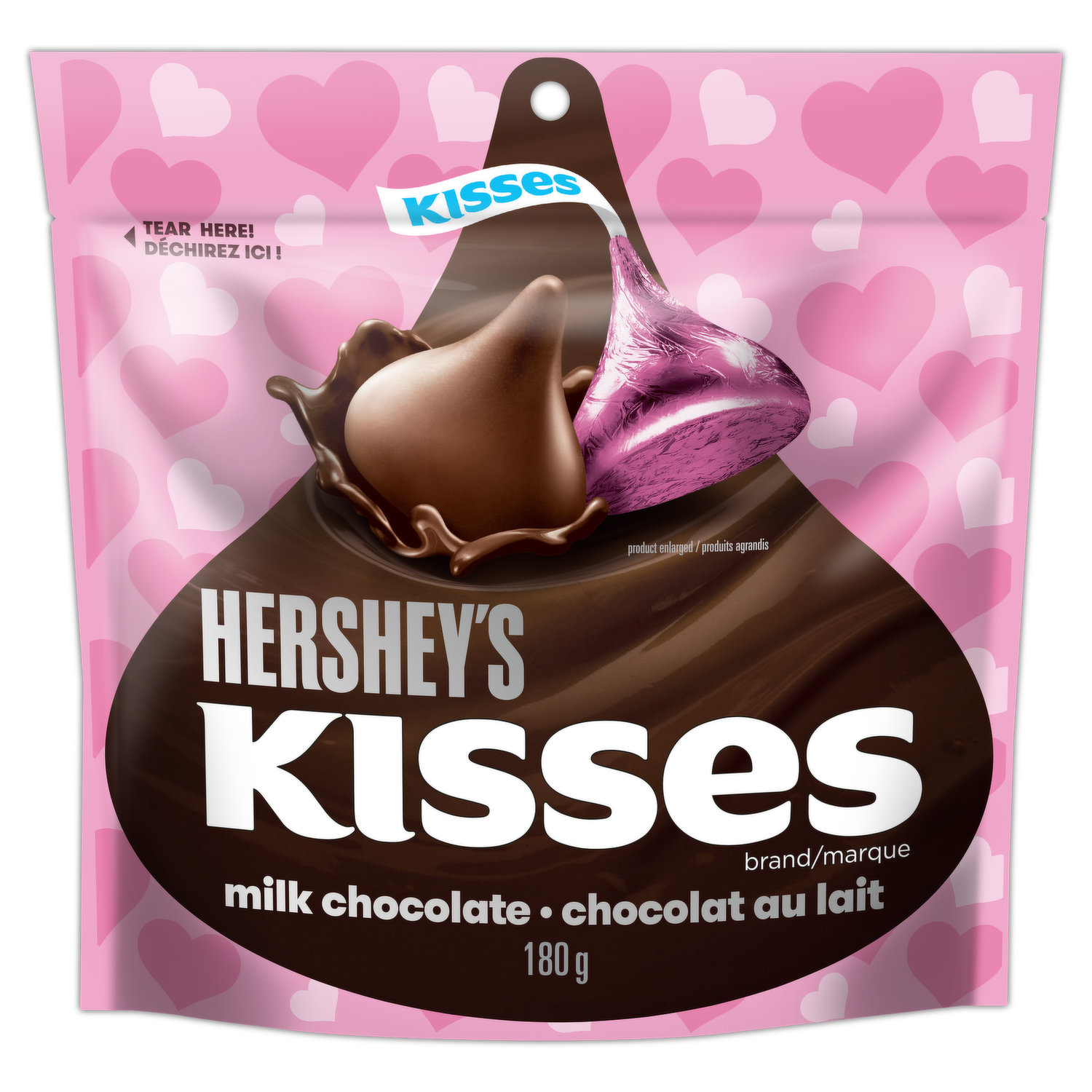 Hershey's cœur de chocolats au lait kisses - chocolate in a heart