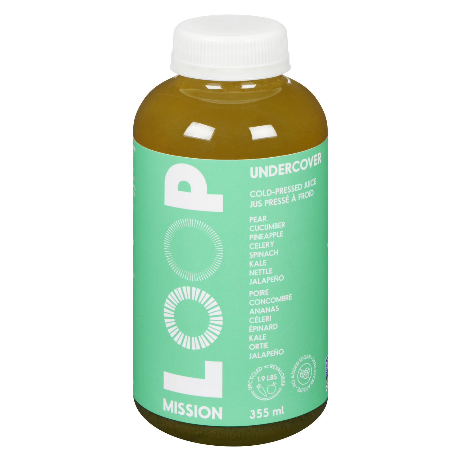 Cold-pressed juice - Deep Green - 355 ml - 4-pack – LOOP Mission