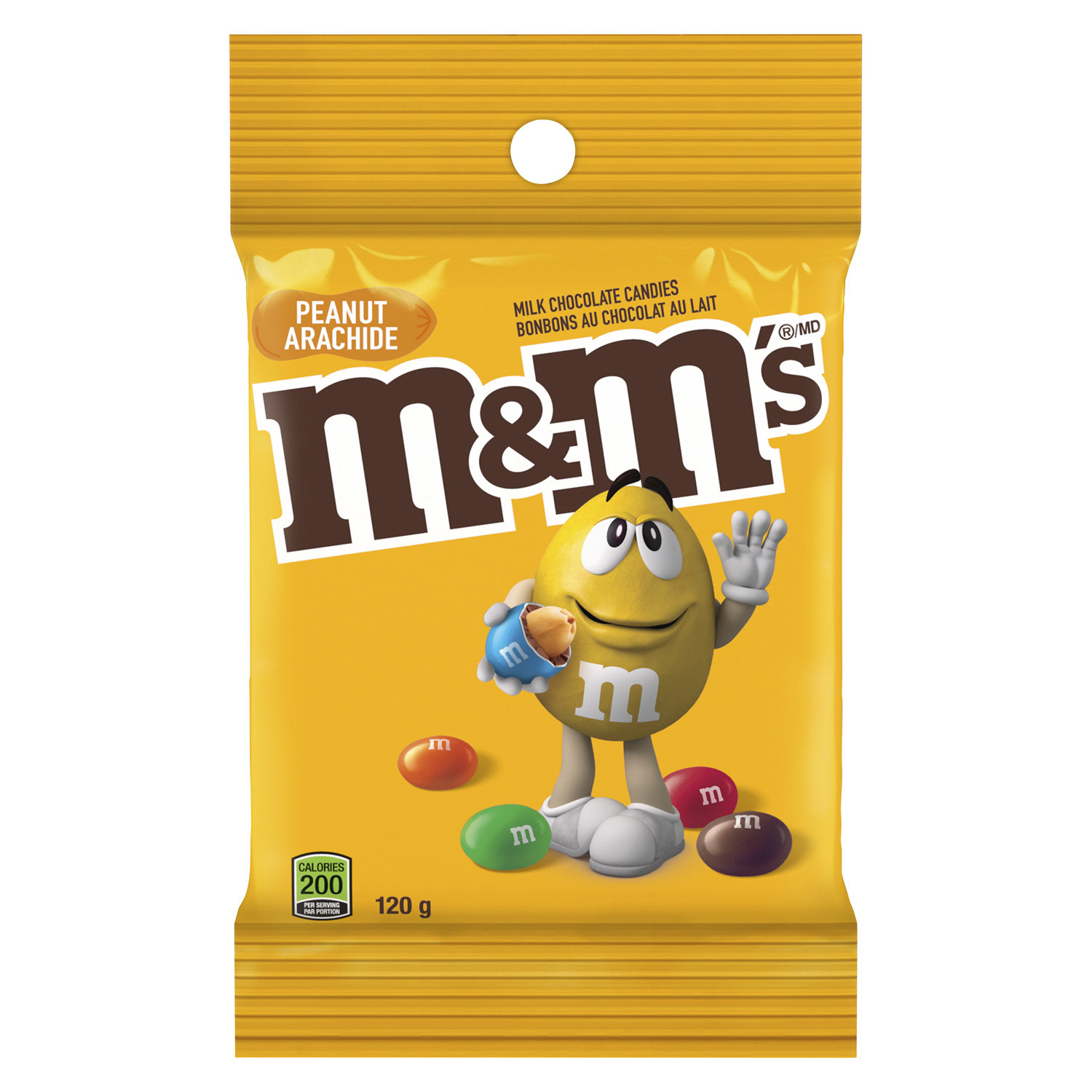 M&M's Peanut Butter Milk Chocolate Candies, Sharing Bag - 230 g