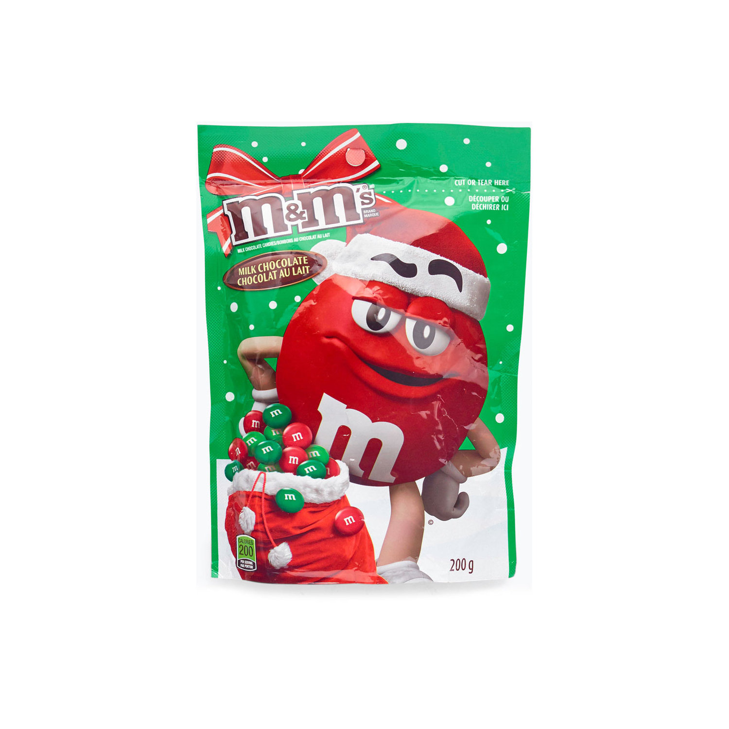 M&m's Merry Christmas Chocolate Gift Box 200g