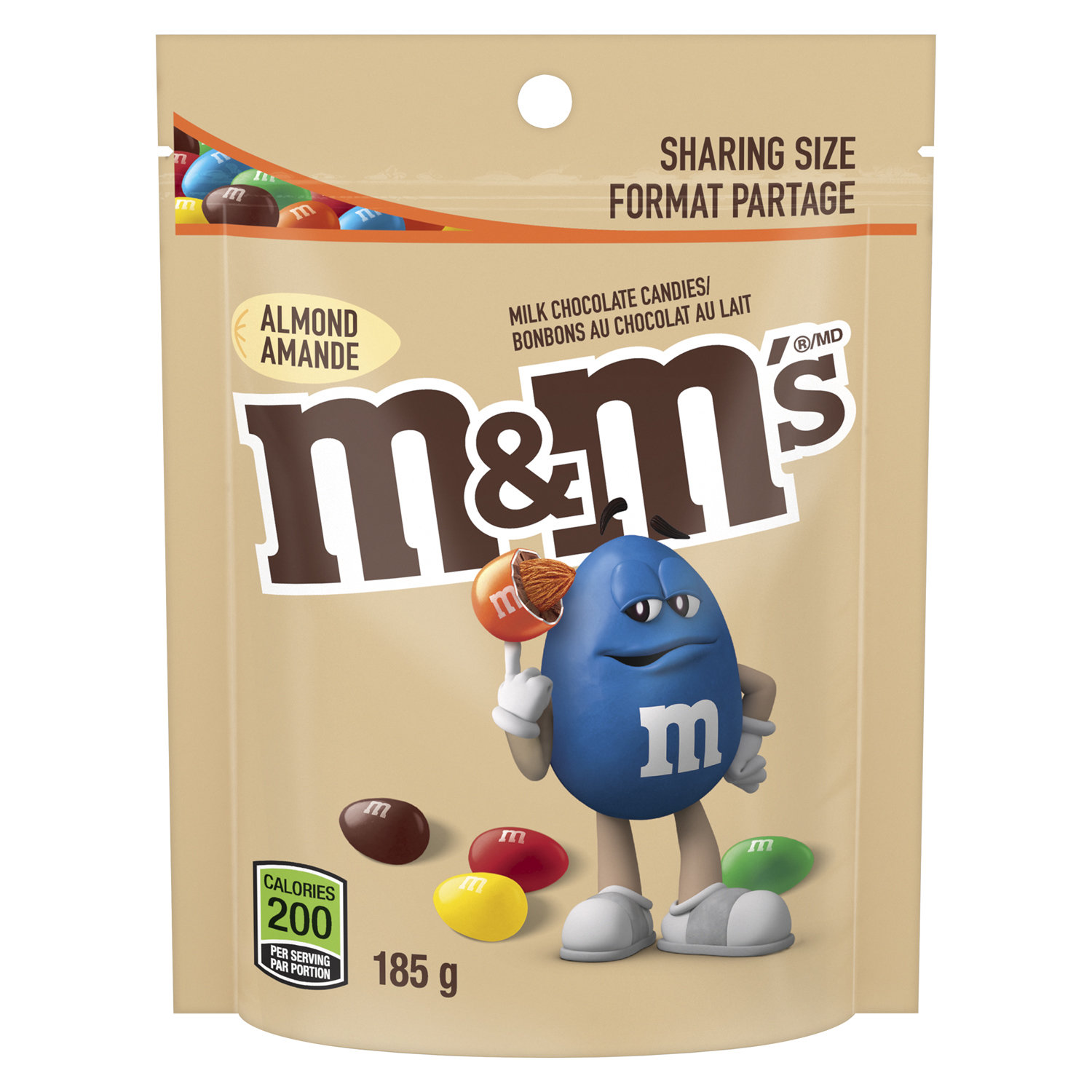 M&M'S Chocolate Candies Peanut Mix Sharing Bag 185 g