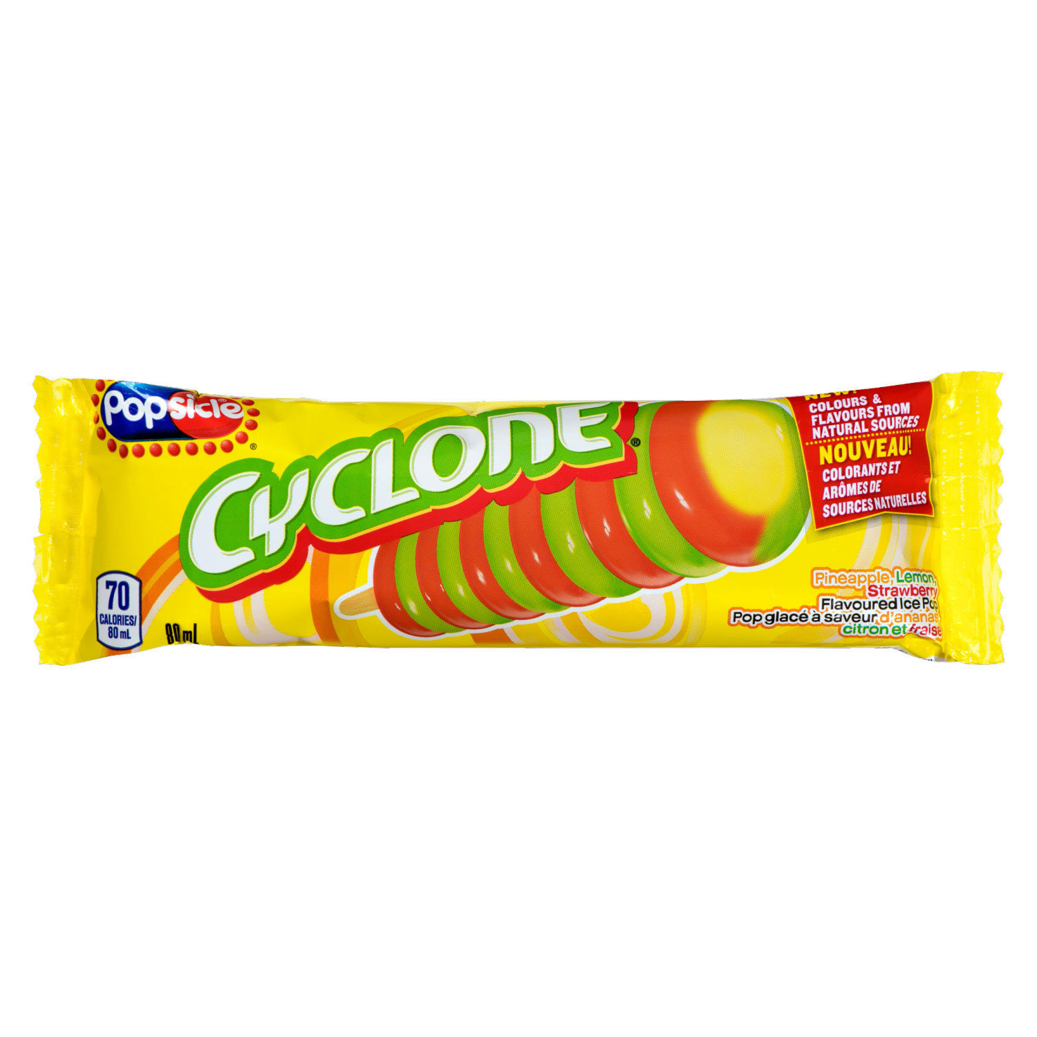 Pops glacés Popscicle Cyclone 6 x 80 ml 