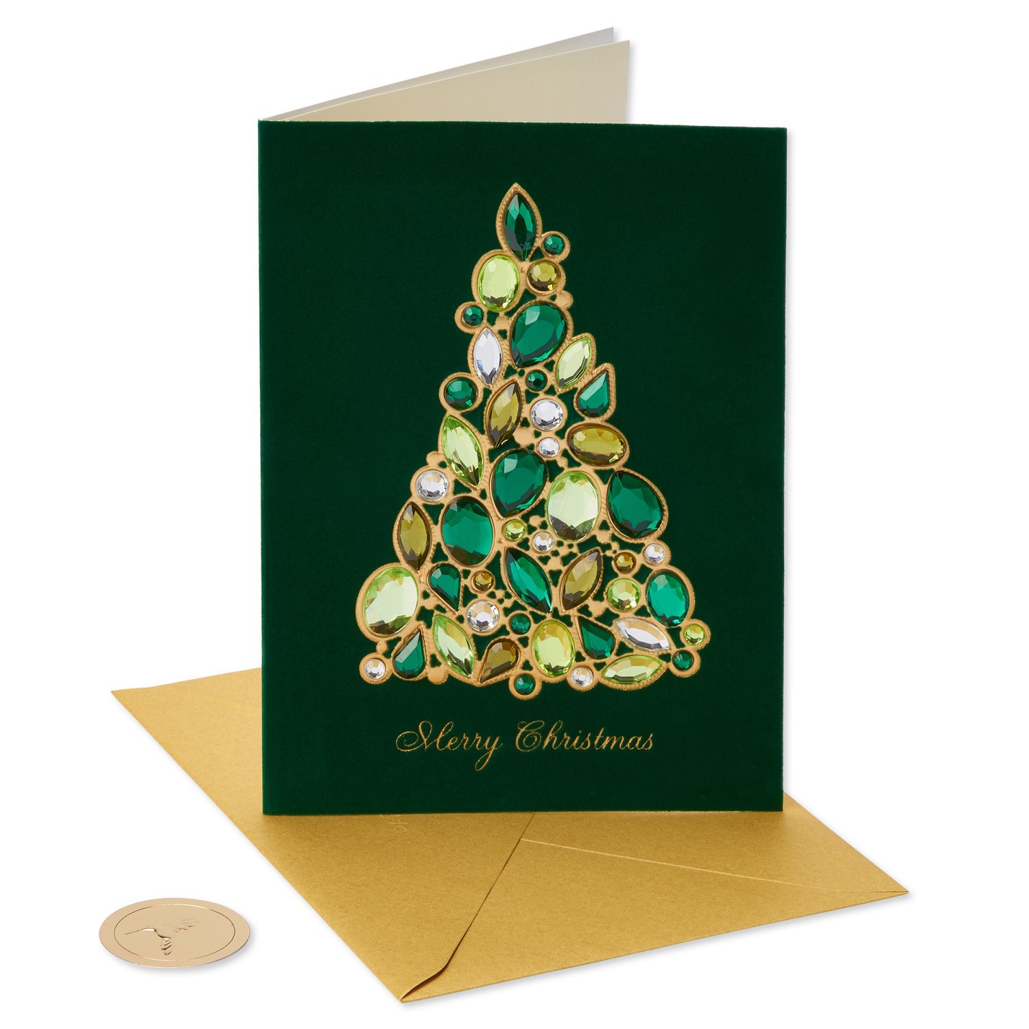 Papyrus - Ppy Jeweled Tree Christmas Card - Save-On-Foods