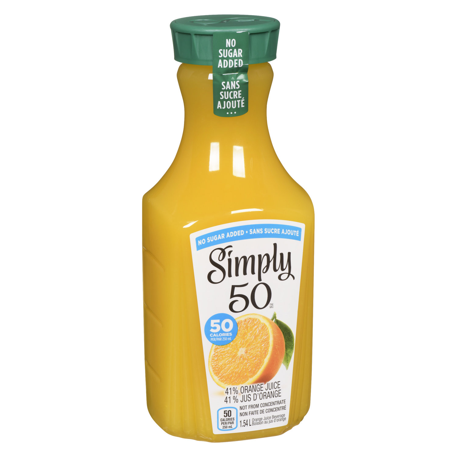 Simply Orange Juice Calcium Bottle, 2.63 Liters, Orange